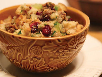 Dried Cherry and Sausage Stuffing - Nuwave
