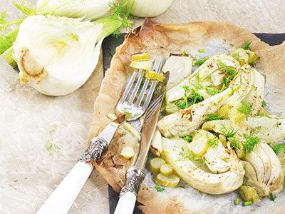 Grilled Fennel and Baby Potatoes with Dill - Nuwave