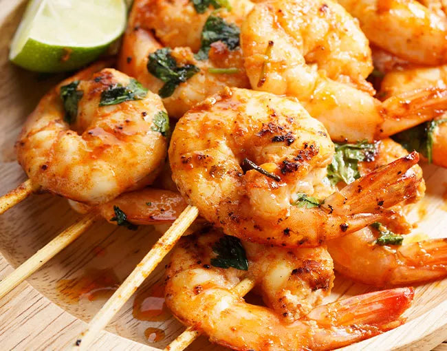 Image of Spicy Grilled Shrimp Skewers