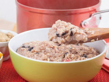 Oatmeal with Blueberries, Cherries, and Apricots - nuwavehome