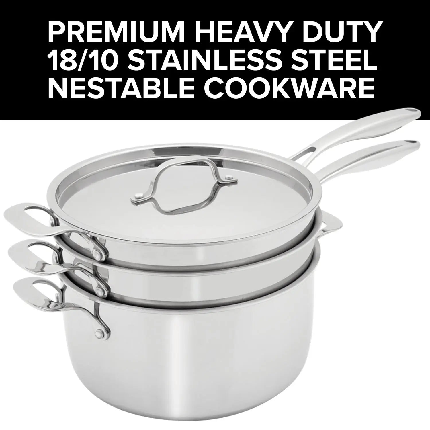 Nuwave stainless steel cookware