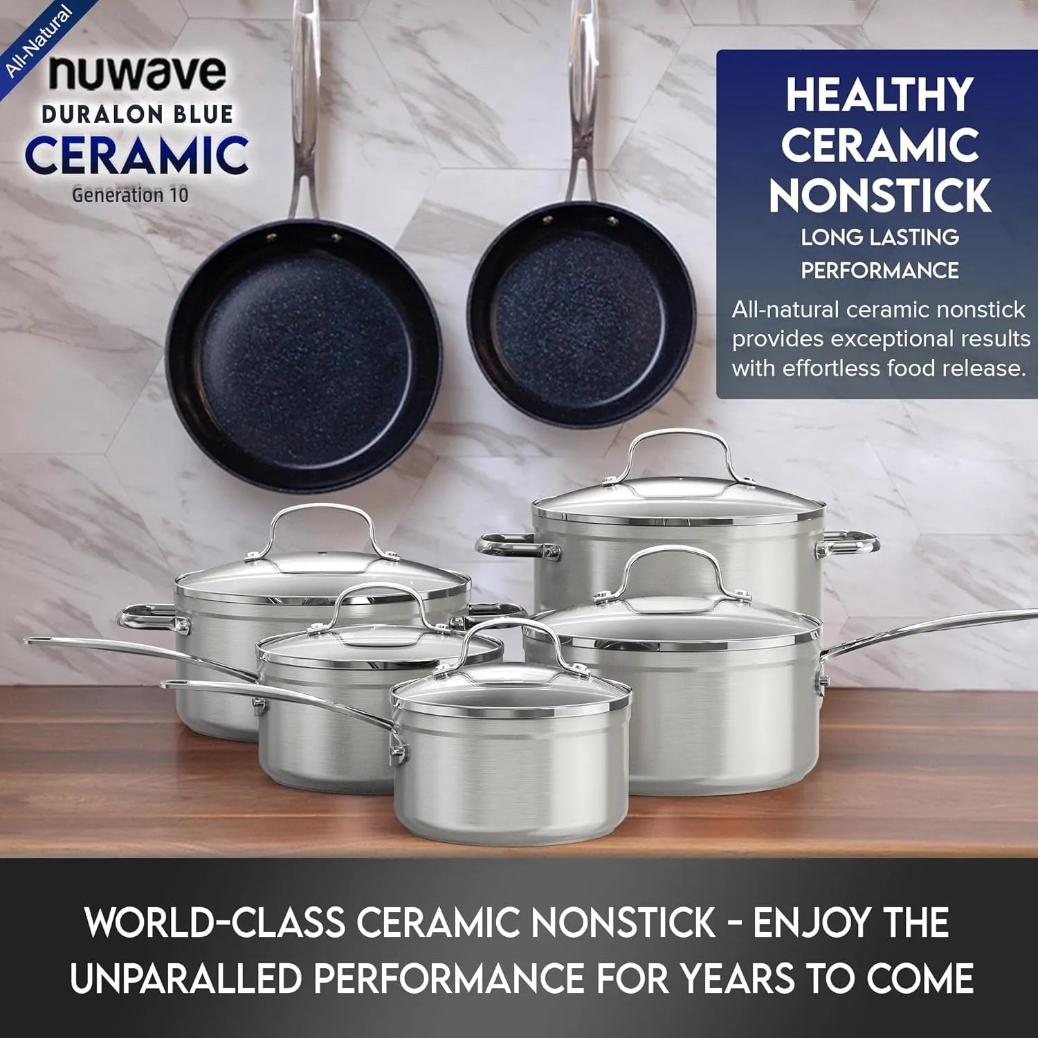 Nuwave healthy cooking cookware sets