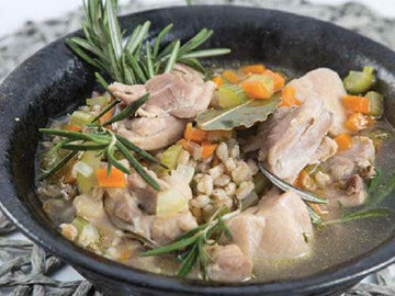 Chicken Soup with Farro and Vegetables - Nuwave