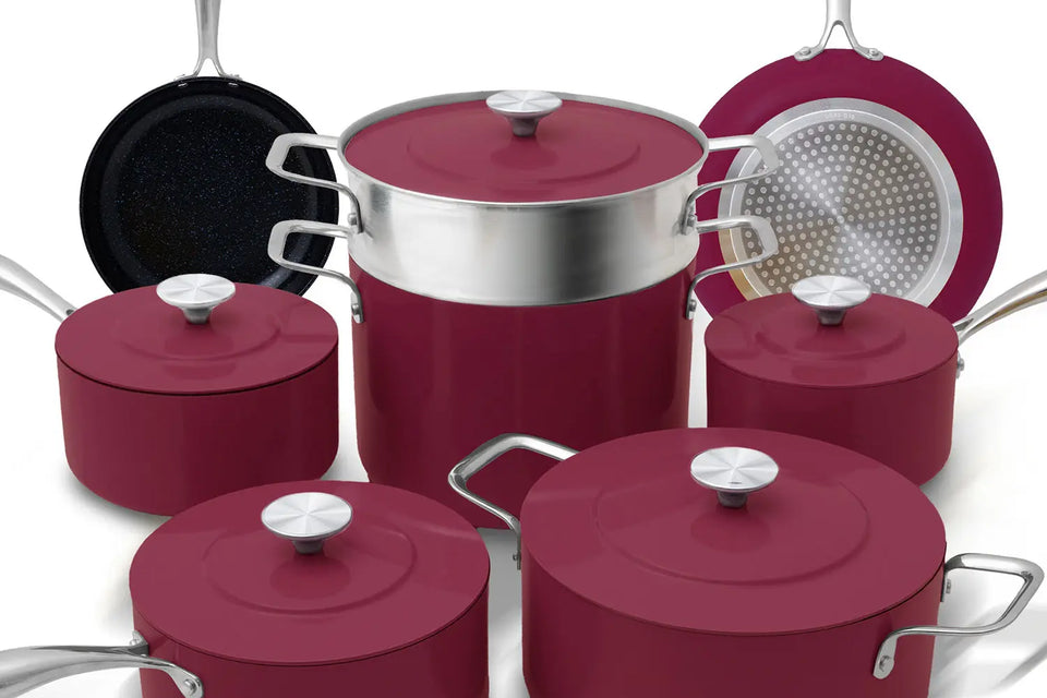 Nuwave cookware set red