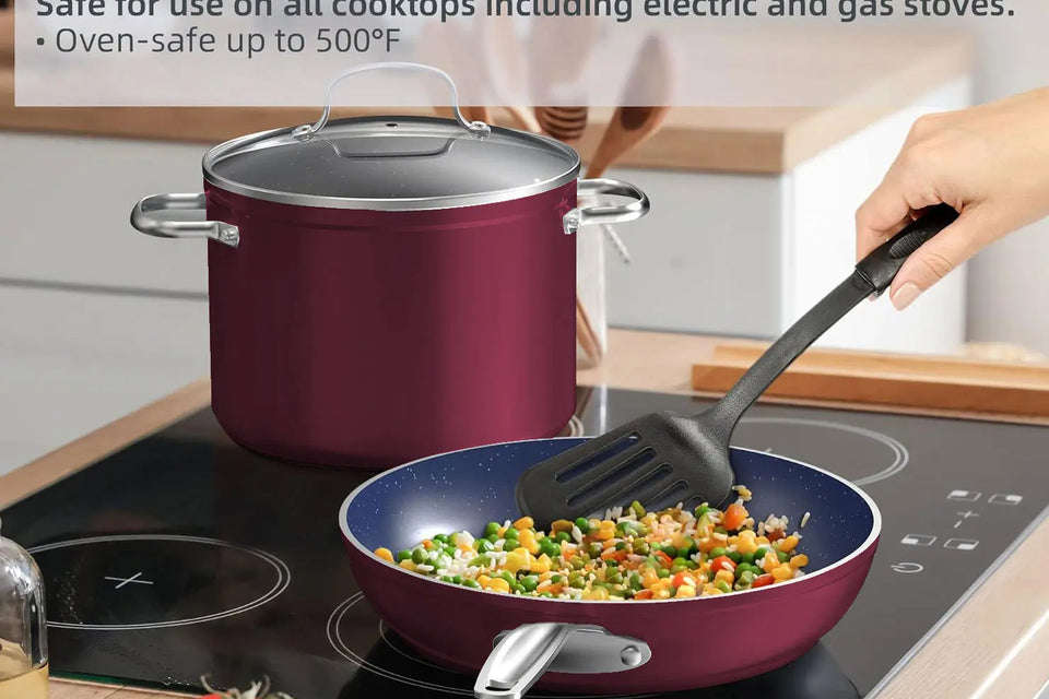 Nuwve all cooktop and oven safe induction cookware
