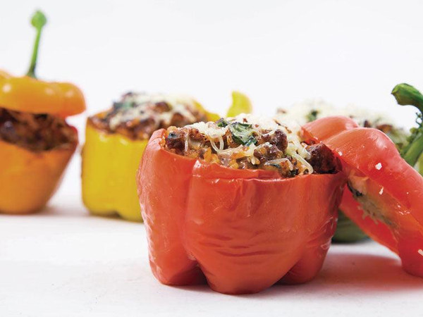 Santa Fe Stuffed Bell Peppers (Pro-Smart Grill) - Nuwave