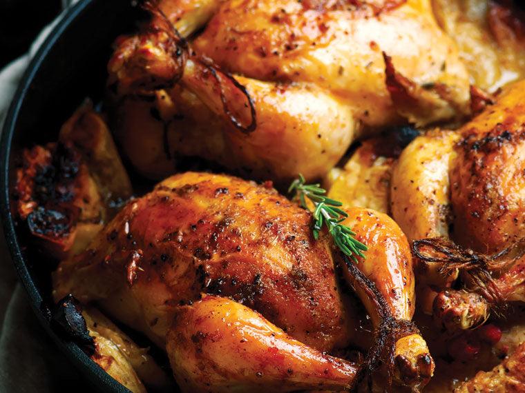 Air Roasted Cornish Hens - Nuwave