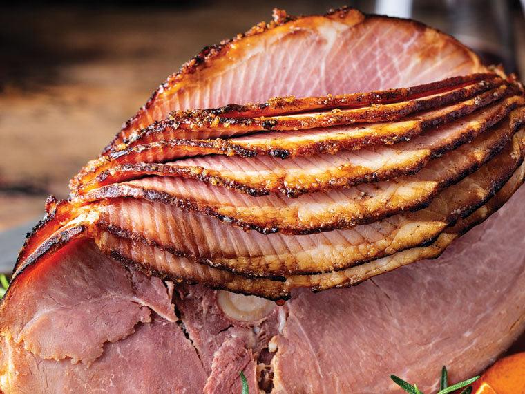 Baked Apricot Maple Mustard Glaze Ham - Nuwave
