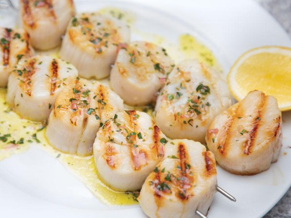 Grilled Sea Scallops - Nuwave