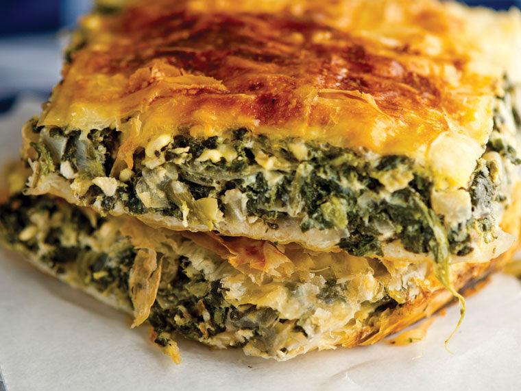 Spinach Pie Spanakopita - Nuwave