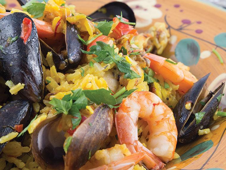 Seafood Paella - Nuwave