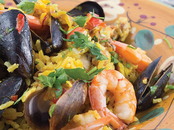 Seafood Paella - Nuwave