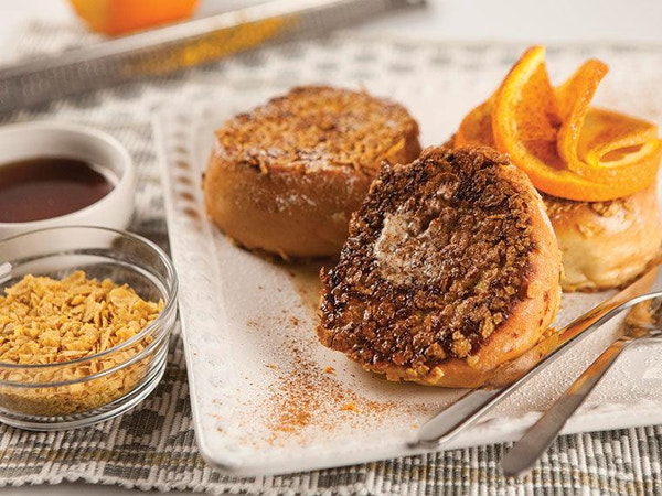 Cornflake-Crusted Brioche French Toast - Nuwave