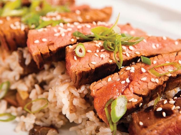 Korean-Style Grilled Flank Steak - Nuwave