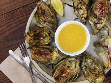 Artichokes with Butter Sauce