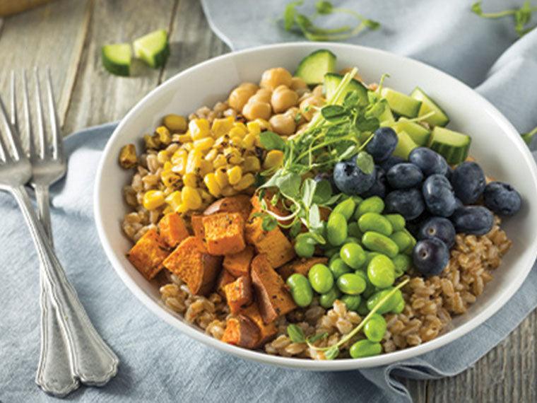 Ancient Grain Salad with Quinoa and Farro - Nuwave
