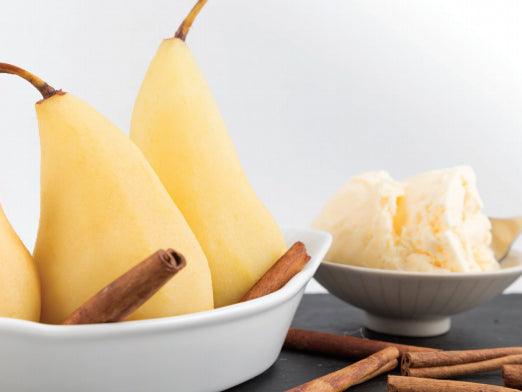 Cinnamon Poached Pears
