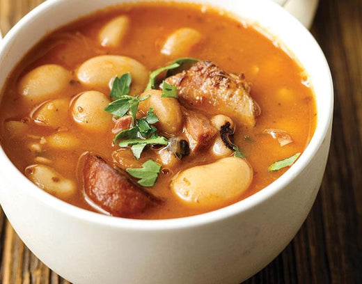 White Bean Soup with Bacon - Nuwave