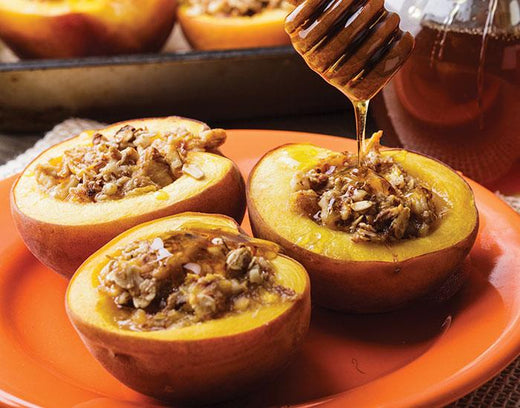 Stuffed Peaches - Nuwave
