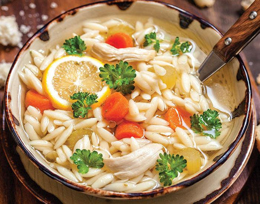 Mushroom & Orzo Soup - Nuwave