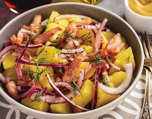 Mustard-Glazed Potatoes with Bacon - Nuwave
