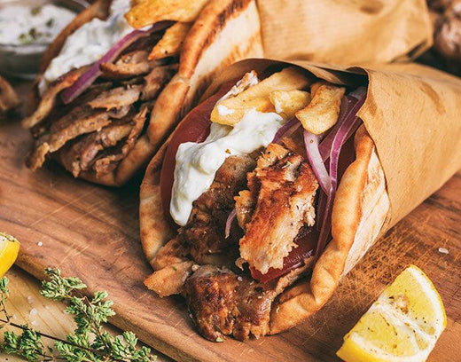 Lamb Gyros with Tzatziki Sauce - Nuwave