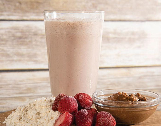 Strawberry Peanut Butter Shake - Nuwave
