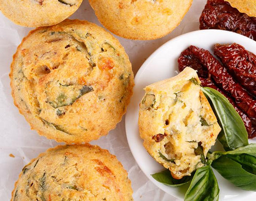 Feta, Basil, Sun-Dried Tomato Scones - Nuwave