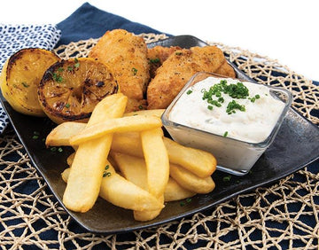 Fish and Chips with Homemade Tartar Sauce (Duet) - Nuwave