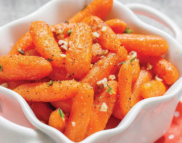 Honey-Glazed Carrots with Almonds - Nuwave