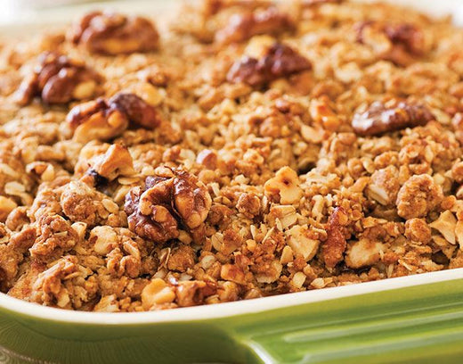 Hot Apple Walnut Cobbler - Nuwave