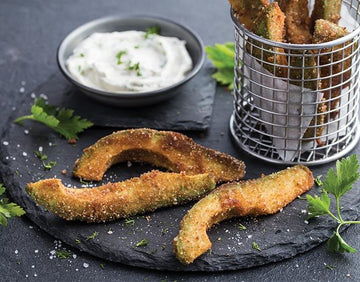 Spiced Avocado Fries with Creole Sauce (Duet) - Nuwave
