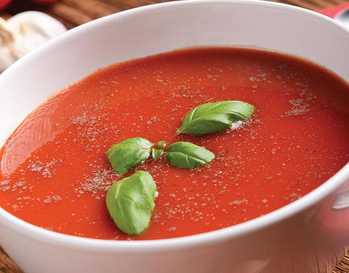 Tomato Basil Bisque with Herb Croutons (Nutri-Pot) - Nuwave