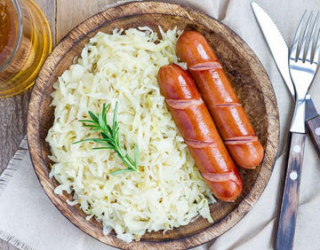 Grilled Polish Sausage and Sauerkraut - Nuwave