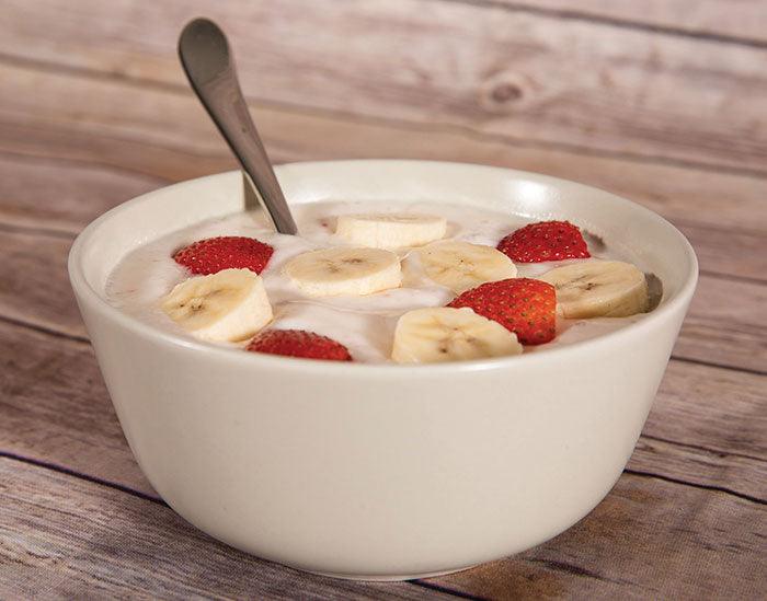 Banana-Strawberry Pudding - Nuwave