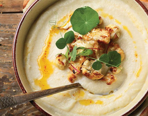 Cauliflower Mushroom Soup - Nuwave