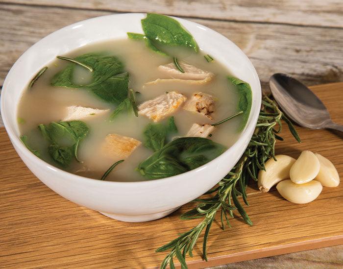 Chicken & Spinach Soup - Nuwave