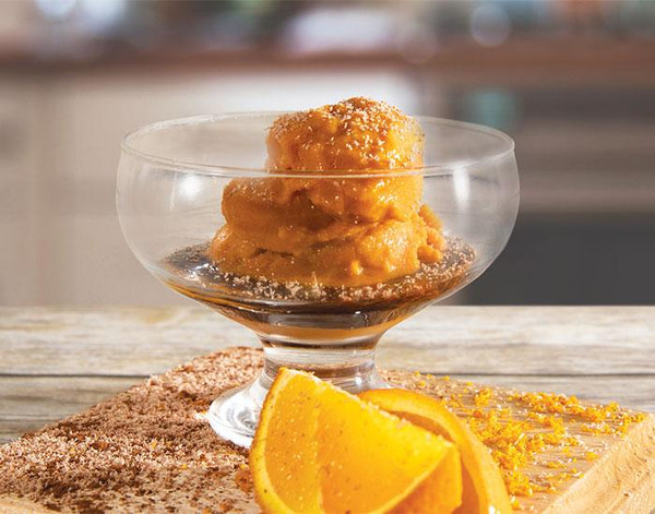 Chocolate-Orange Ice Cream - Nuwave