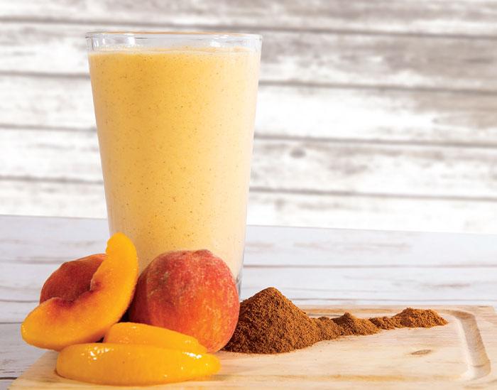 Cinnamon-Peach Shake - Nuwave
