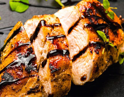 Balsamic Chicken with Asparagus - Nuwave