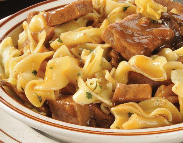 Beef Tips with Onions and Mushrooms - Nuwave