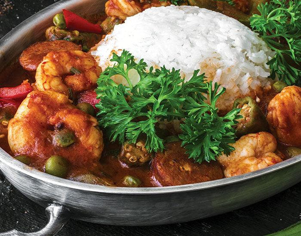 Bourbon Street Gumbo with Shrimp and Andouille - Nuwave