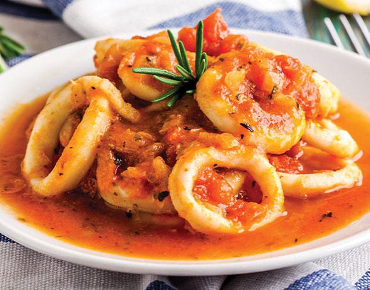 Calamari in salsa de pomodoro - Nuwave