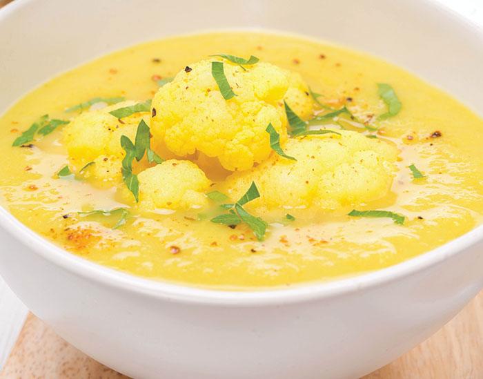 Cauliflower Curry Soup - Nuwave