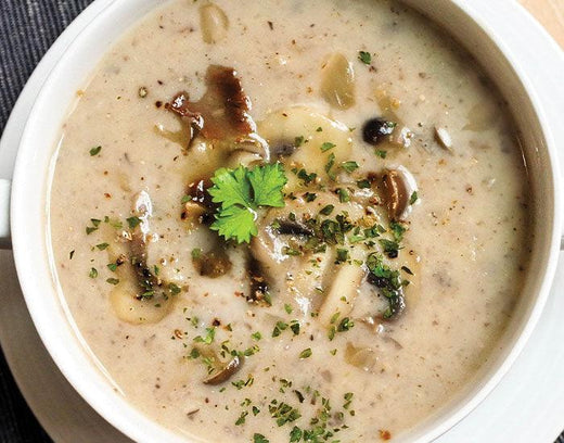 Creamy Chicken & Mushroom Soup - Nuwave