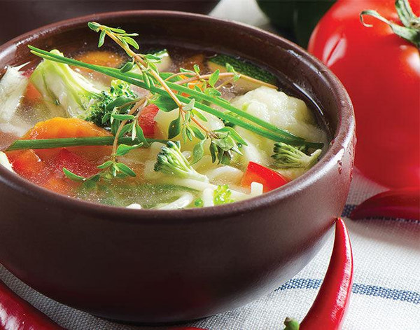Homemade Vegetable Soup - Nuwave