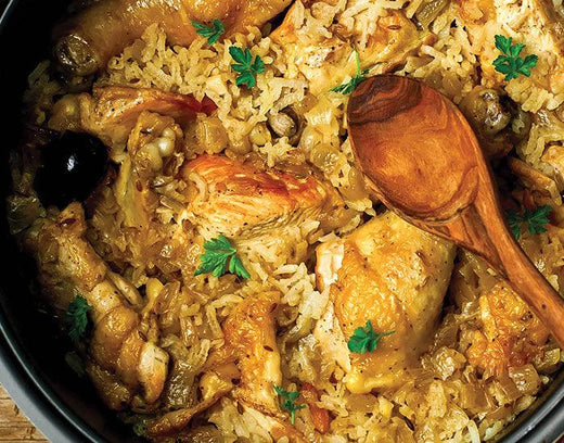 Middle Eastern Chicken with Rice - Nuwave