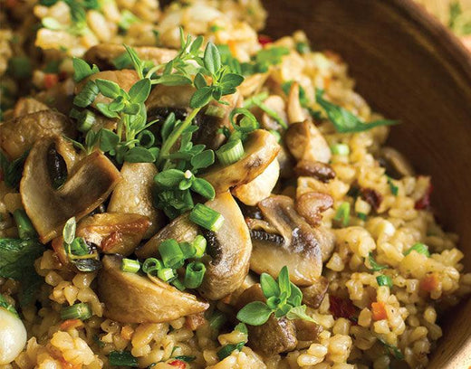Mushroom Couscous - Nuwave