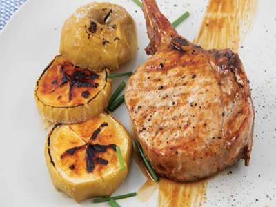 Grilled Berkshire Pork Chops - Nuwave