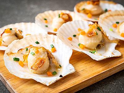 Parmesan Sea Scallops - Nuwave